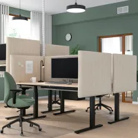Офисный стол Ikea Mittzon ДСП/ Дуб Сонома photo 4