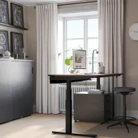 Masă de birou Ikea Mittzon PAL/ Brown photo 4