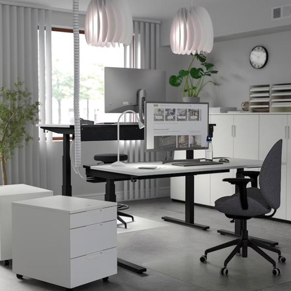 Офисный стол Ikea Mittzon ДСП/ Белый photo 3