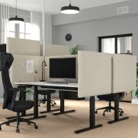 Masă de birou Ikea Mittzon PAL/ White photo 4