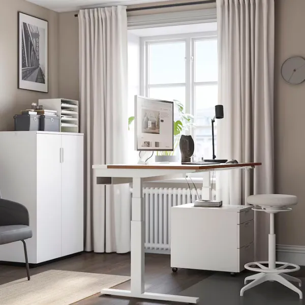 Офисный стол Ikea Mittzon ДСП/ Коричневый photo 5