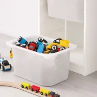 Стеллаж с контейнерами Ikea Trofast 5 145 x 46 x 30см cm / ЛДСП / White photo 5