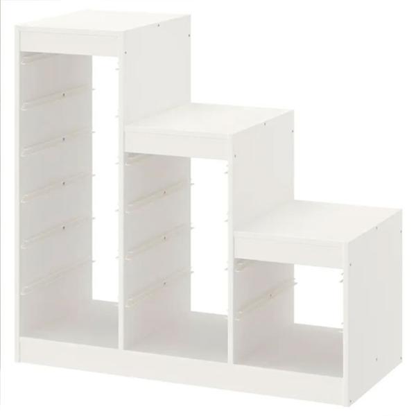 Etajeră cu containere Ikea Trofast 6 94 x 99 x 44 cm / PAL / White photo 4