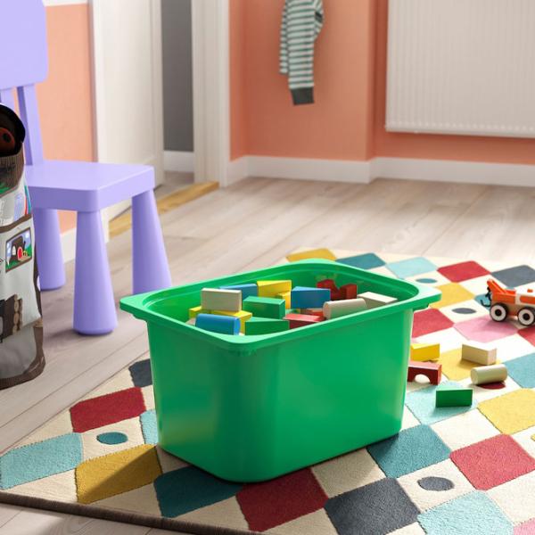 Стеллаж с контейнерами Ikea Trofast 2 52 x 32 x 44см cm / Массив / Дуб cонома photo 3