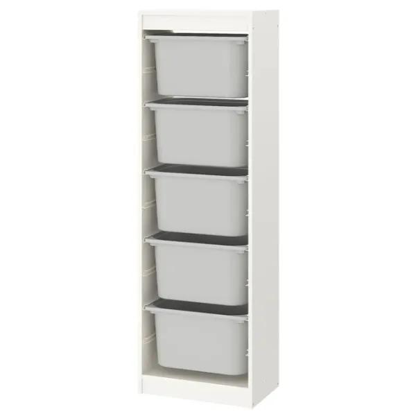 Etajeră cu containere Ikea Trofast  145 x 46 x 30 cm / PAL / White photo 1