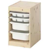 Etajeră Ikea Trofast 4 52 x 32 x 44 cm / Pin Masiv / Sonoma Oak