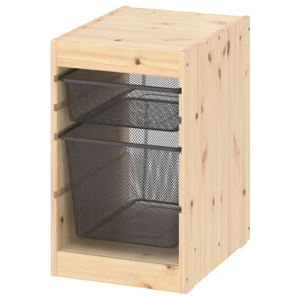 Etajeră cu containere Ikea Trofast 2 52 x 32 x 44 cm / Masiv / Sonoma Oak photo 1