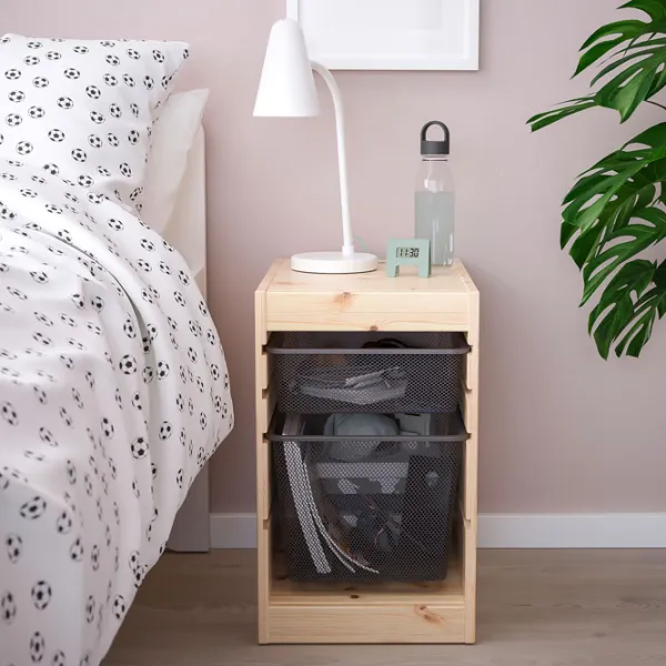 Etajeră cu containere Ikea Trofast 2 52 x 32 x 44 cm / Masiv / Sonoma Oak photo 3