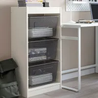 Стеллаж Ikea Trofast 3 56 x 46 x 30см cm / ЛДСП / White photo 5