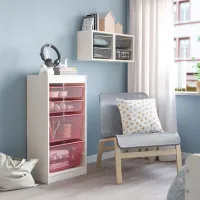 Etajeră Ikea Trofast 4 94 x 46 x 30 cm / PAL / White photo 3
