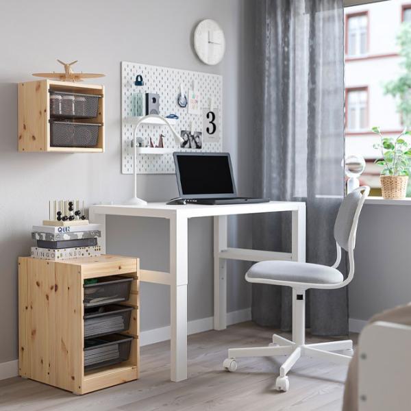 Стеллаж Ikea Trofast 3 52 x 32 x 44см cm / Массивная сосна / Дуб cонома photo 3