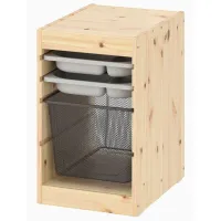Etajeră cu containere Ikea Trofast 4 56 x 34 x 44 cm / Masiv / Sonoma Oak