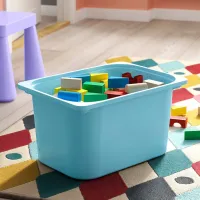Стеллаж с контейнерами Ikea Trofast 8 91 x 94 x 44см cm / Массивная сосна / Дуб cонома photo 6