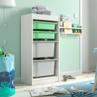 Etajeră cu containere Ikea Trofast 4 94 x 46 x 30 cm / PAL / White photo 3