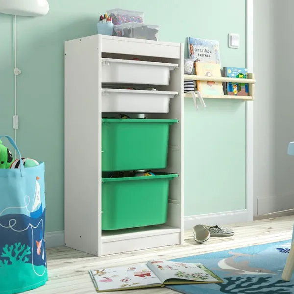 Etajeră cu containere Ikea Trofast 4 94 x 46 x 30 cm / PAL / White photo 5