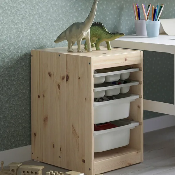 Etajeră cu containere Ikea Trofast 4 52 x 32 x 44 cm / Masiv / Sonoma Oak photo 2