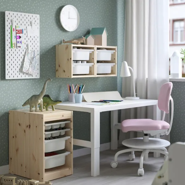 Etajeră cu containere Ikea Trofast 4 52 x 32 x 44 cm / Masiv / Sonoma Oak photo 5