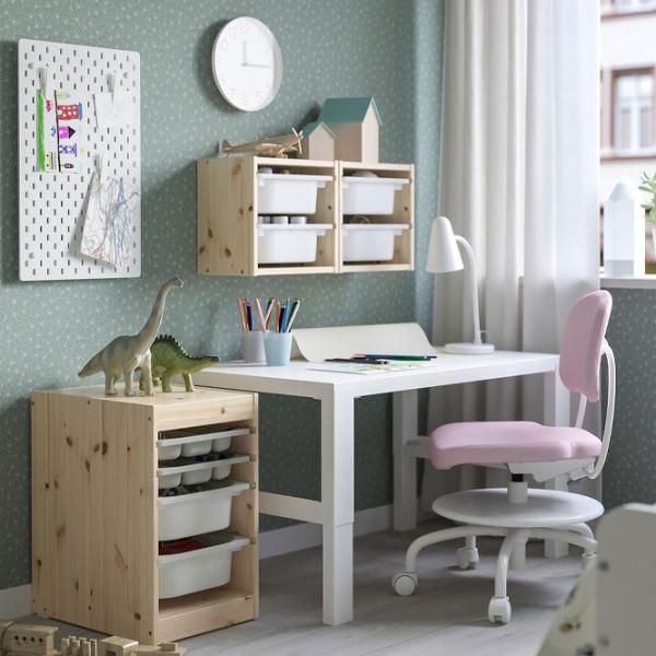 Etajeră cu containere Ikea Trofast 4 52 x 32 x 44 cm / Masiv / Sonoma Oak photo 5