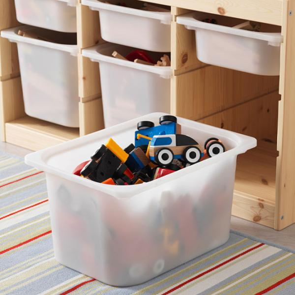 Стеллаж с контейнерами Ikea Trofast 6 52 x 94 x 44см cm / Массивная сосна / Дуб cонома photo 2