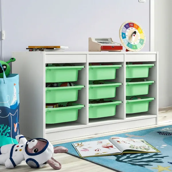 Стеллаж с контейнерами Ikea Trofast 9 56 x 99 x 44см cm / ЛДСП / White photo 5