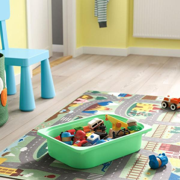 Стеллаж с контейнерами Ikea Trofast 9 56 x 99 x 44см cm / ЛДСП / White photo 6