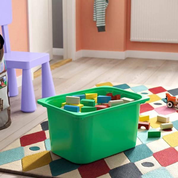 Etajeră cu containere Ikea Trofast 6 52 x 93 x 44 cm / Pin Masiv / Sonoma Oak photo 6