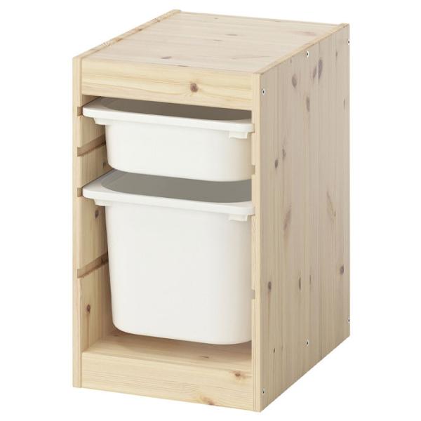 Etajeră cu containere Ikea Trofast 2 52 x 32 x 44 cm / Masiv / Sonoma Oak photo 1
