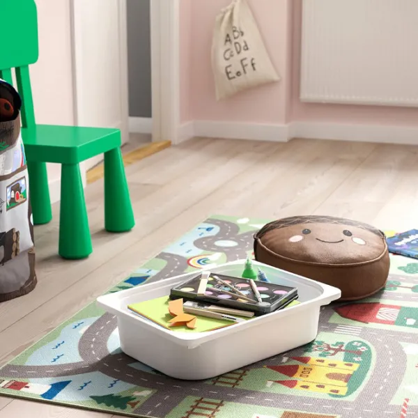 Etajeră cu containere Ikea Trofast 2 52 x 32 x 44 cm / Masiv / Sonoma Oak photo 7