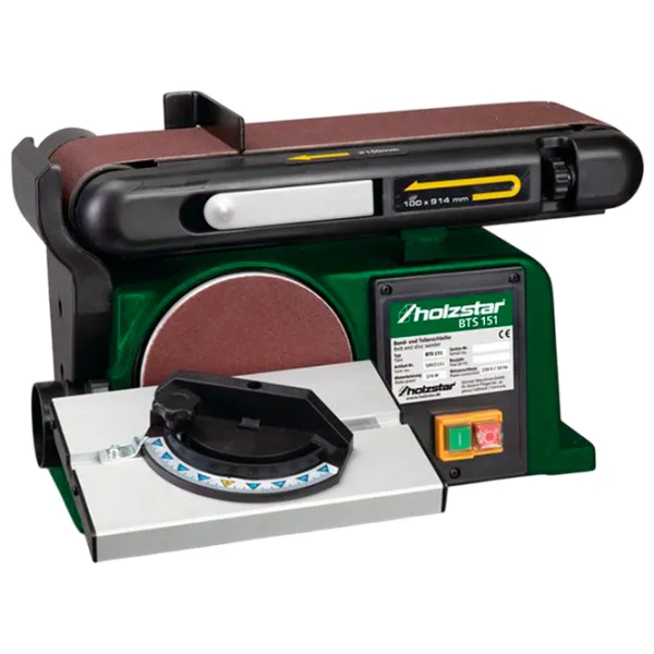 Șlefuitor Holzstar BTS 151 Staționar / 370 W / Dark Green photo 1