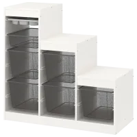 Стеллаж с контейнерами Ikea Trofast 6 94 x 99 x 44см cm / ЛДСП / White
