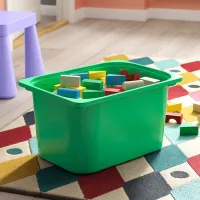 Стеллаж с контейнерами Ikea Trofast 6 52 x 93 x 44см cm / Массивная сосна / Дуб cонома photo 5