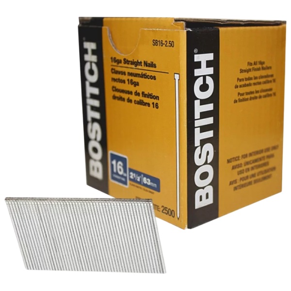Cuie Bostitch SB16-1.75 16GA Silver / 2500 buc. photo 1