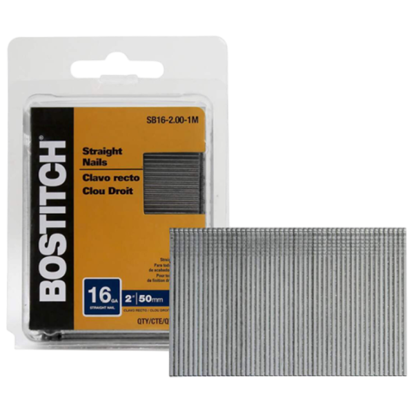 Cuie Bostitch SB16-2.00 16GA Silver / 2500 buc. photo 1