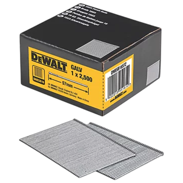 Cuie Dewalt SB16-2.25 16GA Silver / 2500 buc. photo 1