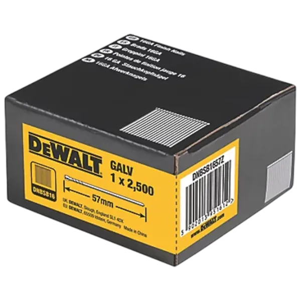 Cuie Dewalt SB16-2.25 16GA Silver / 2500 buc. photo 3
