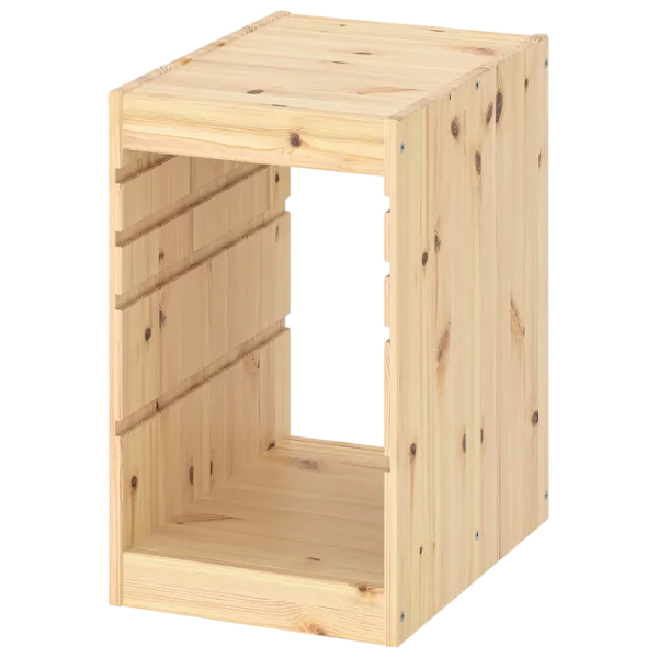 Etajeră cu containere Ikea Trofast 3 52 x 32 x 44 cm / Pin Masiv / Sonoma Oak photo 2