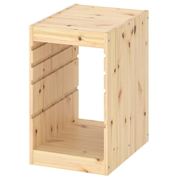 Стеллаж с контейнерами Ikea Trofast 3 52 x 32 x 44см cm / Массивная сосна / Дуб cонома photo 5