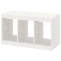 Стеллаж с контейнерами Ikea Trofast 9 56 x 99 x 44см cm / ЛДСП / White photo 2
