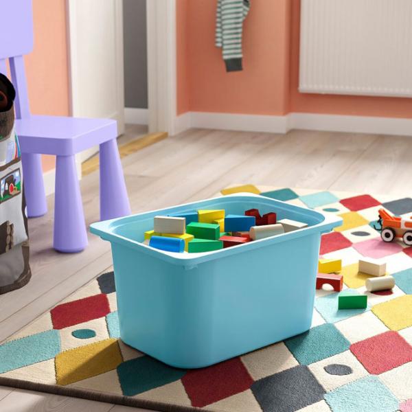 Стеллаж с контейнерами Ikea Trofast 5 145 x 46 x 30см cm / ЛДСП / White photo 6