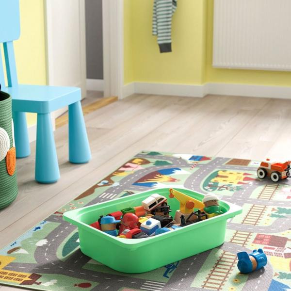 Etajeră cu containere Ikea Trofast 9 52 x 93 x 44 cm / Pin Masiv / Sonoma Oak photo 5