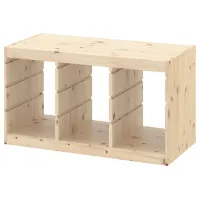 Стеллаж с контейнерами Ikea Trofast 9 52 x 93 x 44см cm / Массивная сосна / Дуб cонома photo 6