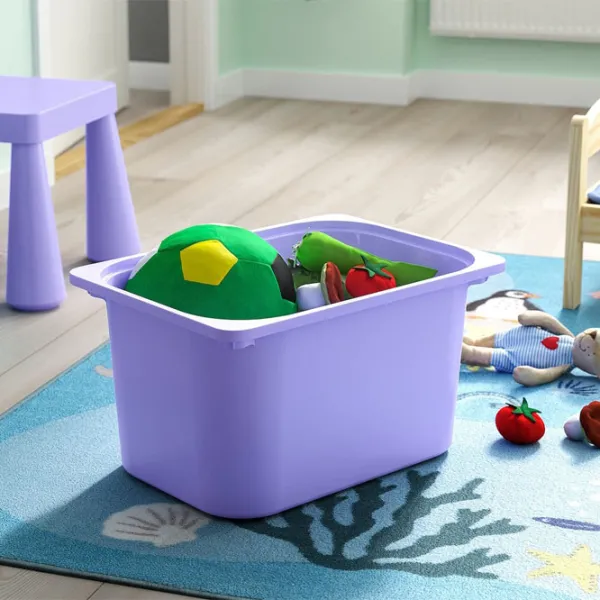 Стеллаж с контейнерами Ikea Trofast 5 145 x 46 x 30см cm / ЛДСП / White photo 5