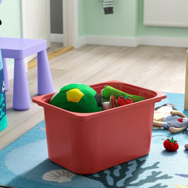 Стеллаж с контейнерами Ikea Trofast 6 94 x 99 x 44см cm / ЛДСП / White photo 7