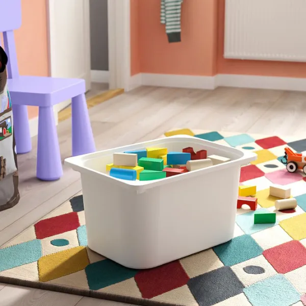 Стеллаж с контейнерами Ikea Trofast 6 94 x 99 x 44см cm / ЛДСП / White photo 8