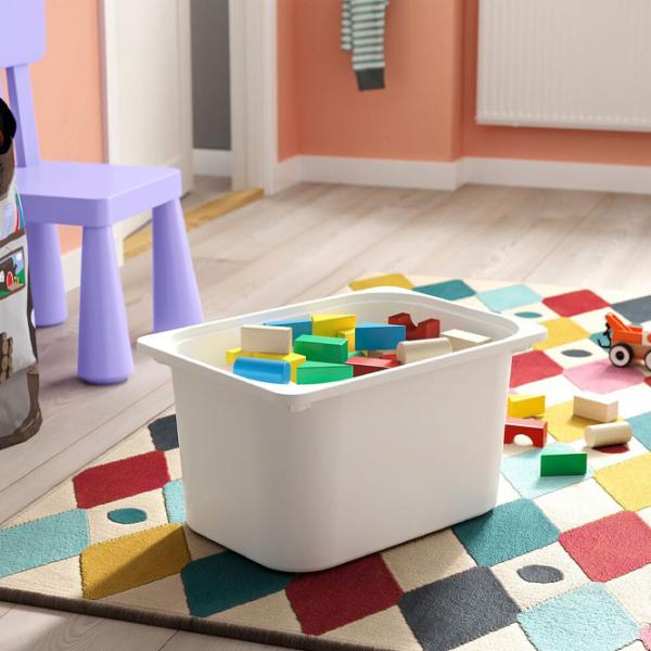 Стеллаж с контейнерами Ikea Trofast 6 94 x 99 x 44см cm / ЛДСП / White photo 8