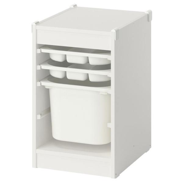 Etajeră cu containere Ikea Trofast 4 56 x 34 x 44 cm / Masiv / White photo 1