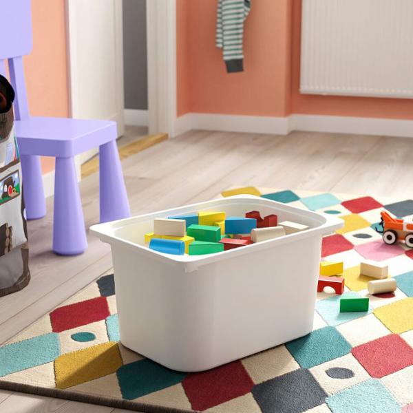 Etajeră cu containere Ikea Trofast 4 56 x 34 x 44 cm / Masiv / White photo 6