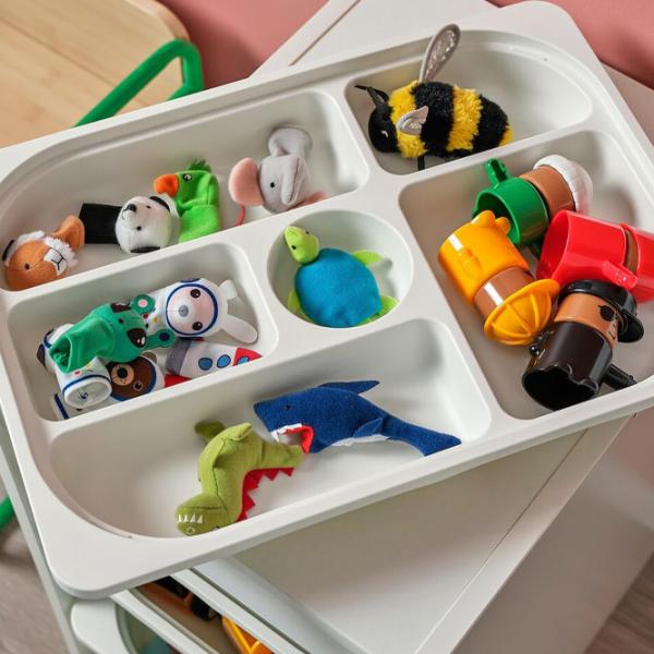 Etajeră cu containere Ikea Trofast 4 56 x 34 x 44 cm / Masiv / White photo 7