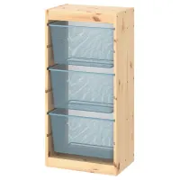Etajeră cu containere Ikea Trofast 3 91 x 44 x 30 cm / PAL / Sonoma Oak