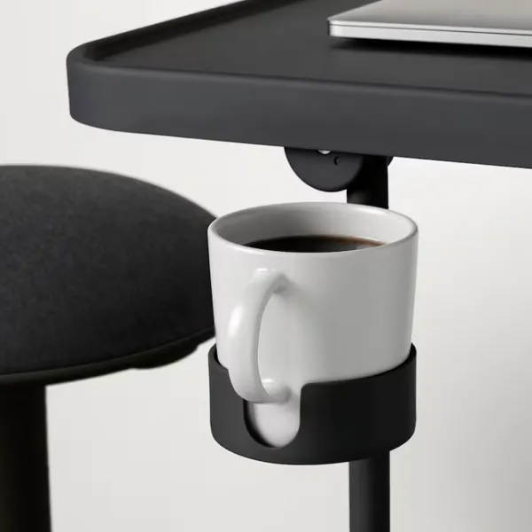 Masă de birou Ikea Bjorkasen PAL/ Antracit photo 4